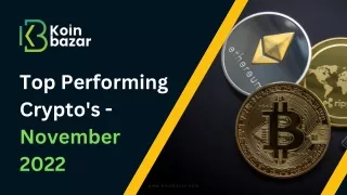 Top Performing Crypto's - November 2022