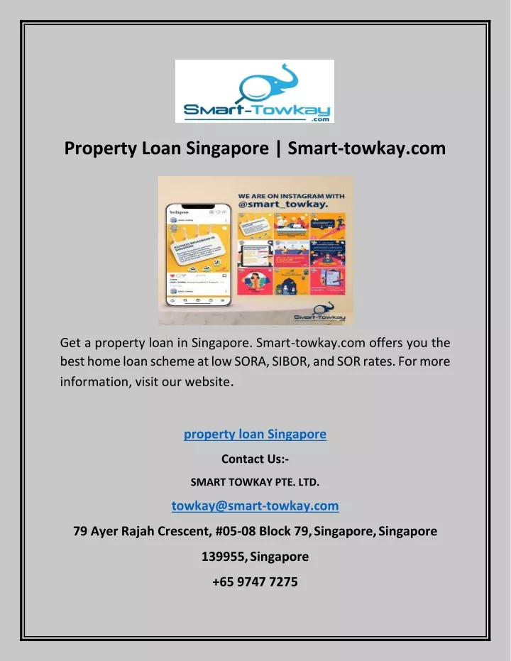 property loan singapore smart towkay com