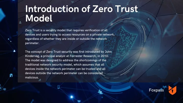 introduction of zero trust model