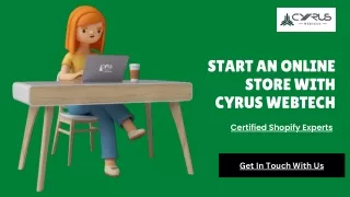 start an online store with cyrus webtech