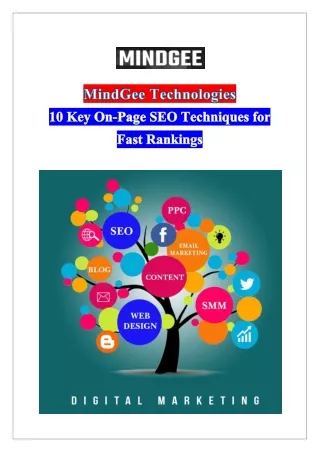 10 KEY ON-PAGE SEO TECHNIQUES FOR FAST RANKINGS