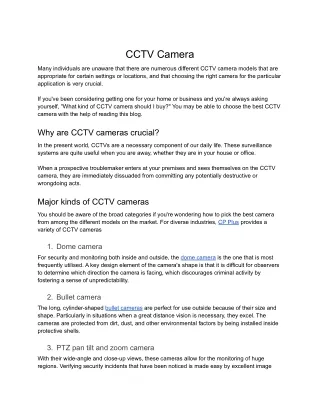 cctv camera