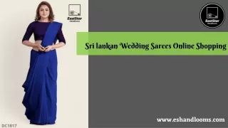 Sri Lankan Wedding Sarees Online Shopping