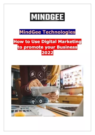 HOW TO USE DIGITAL MARKETING TO PROMOTE YOUR BUSINESS 2022