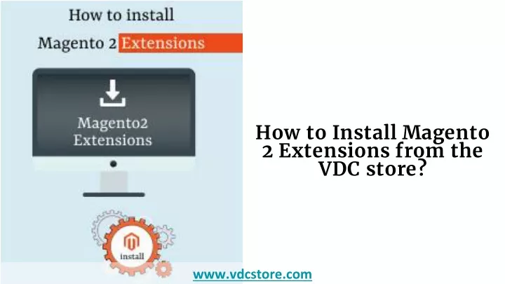 how to install magento 2 extensions from the vdc store