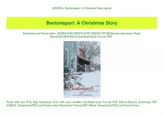 (EBOOK Bentonsport A Christmas Story ebook