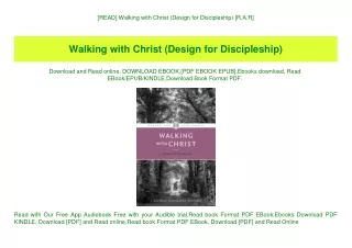 [READ] Walking with Christ (Design for Discipleship) [R.A.R]