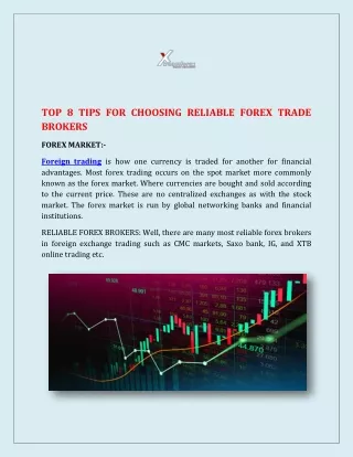 TOP 8 TIPS FOR CHOOSING RELIABLE FOREX TRADE BROKERS