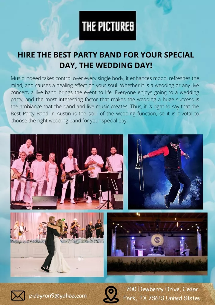 hire the best party band for your special