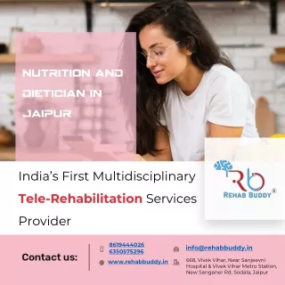 Nutrition and Dietician in Jaipur - Rehab Buddy