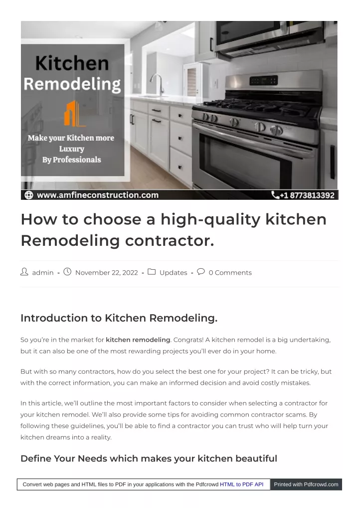 how to choose a high quality kitchen remodeling