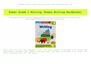 ebook kumon grade 1 writing kumon writing