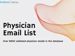 physician email list