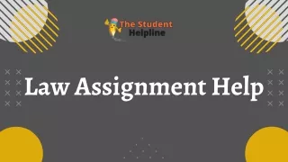 Buy Best Law Assignment Help With Top Experts