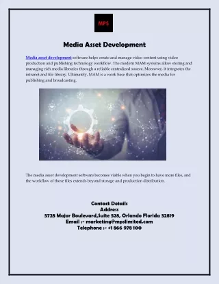 Media Asset Development