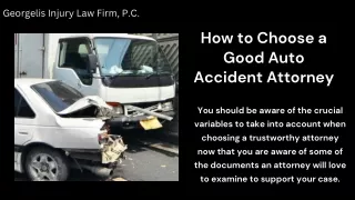 How to Choose a Good Auto Accident Lawyer