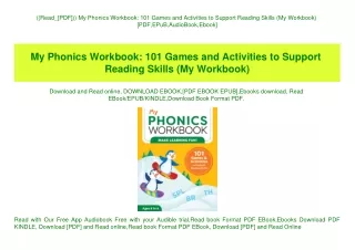 ((Read_[PDF])) My Phonics Workbook 101 Games and Activities to Support Reading Skills (My Workbook) [PDF EPuB AudioBook