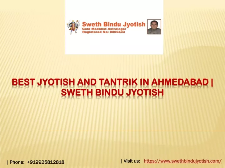 best jyotish and tantrik in ahmedabad sweth bindu jyotish