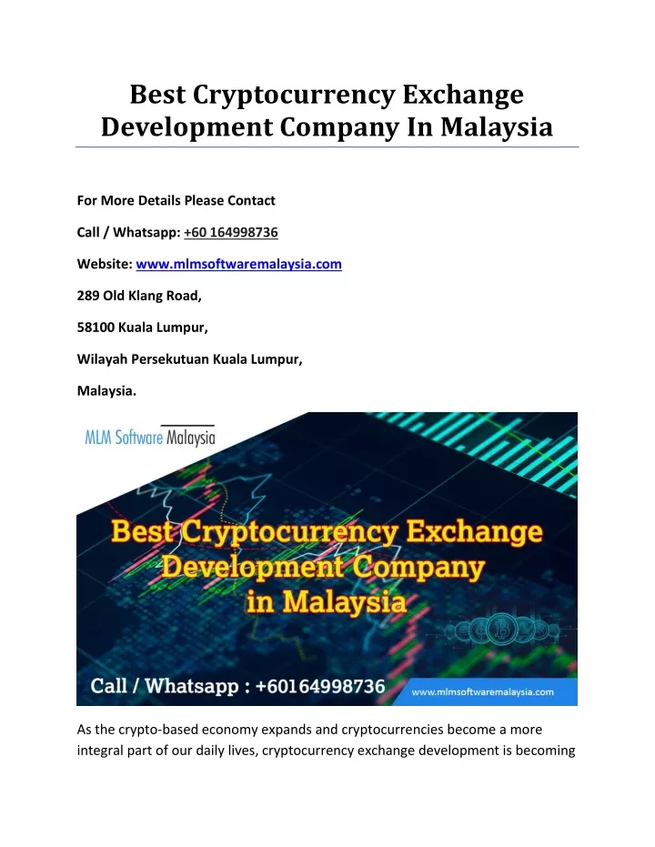 best cryptocurrency exchange development company