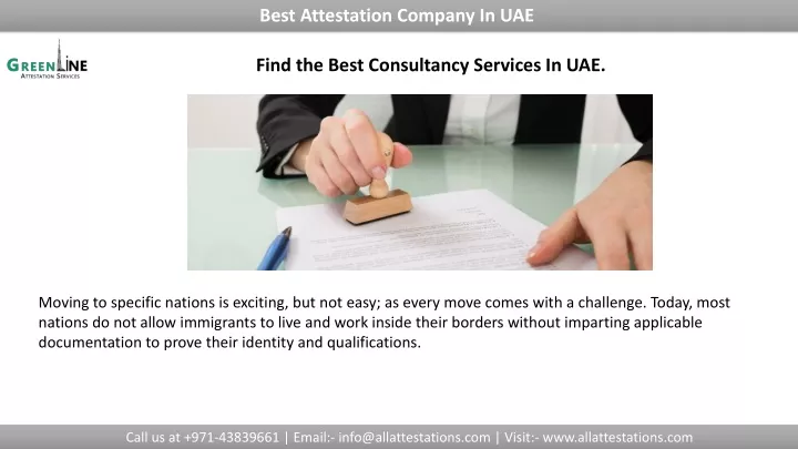 best attestation company in uae