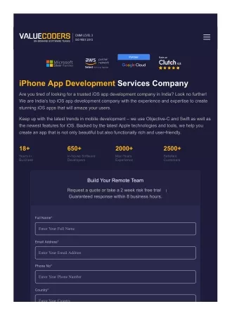 -ios-application-development-company-india