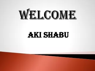 welcome