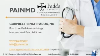 Best Chronic Pain Treatment and Management - Padda Institute