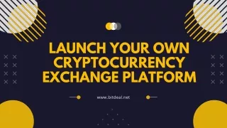launch your own cryptocurrency exchange platform