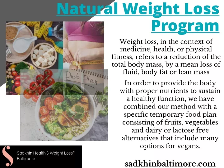 natural weight loss program
