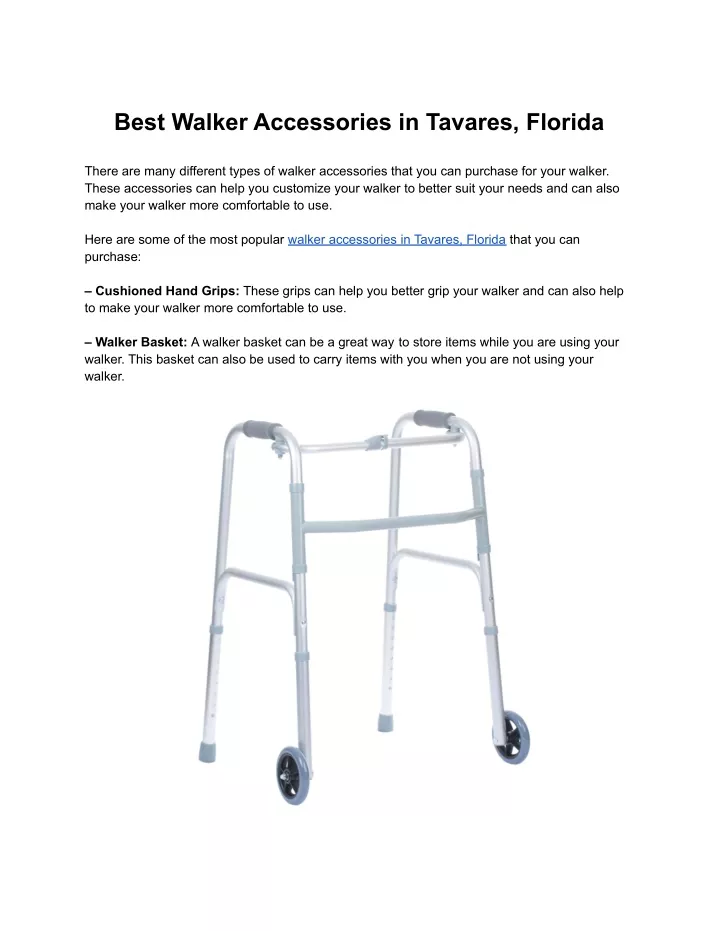 best walker accessories in tavares florida