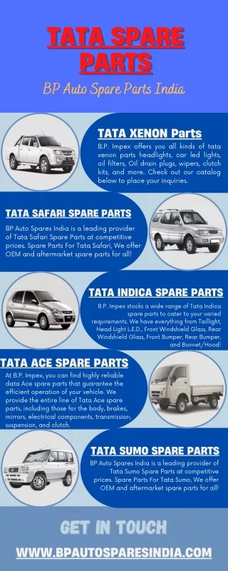 Genuine Tata Spare Parts
