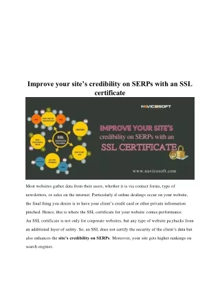 improve your site s credibility on serps with