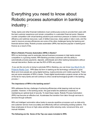 everything you need to know about robotic process
