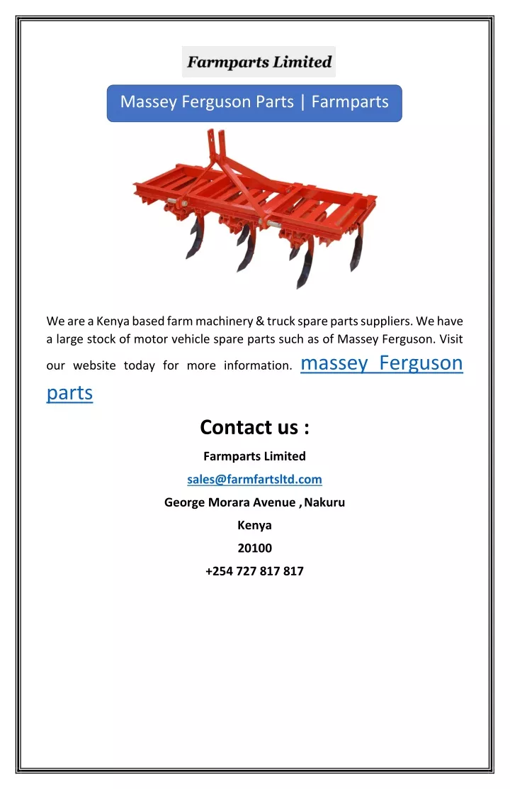 massey ferguson parts farmparts