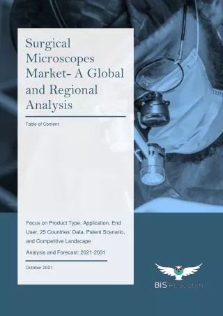 Surgical Microscopes Market - A Global and Regional Analysis