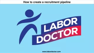 how to create a recruitment pipeline