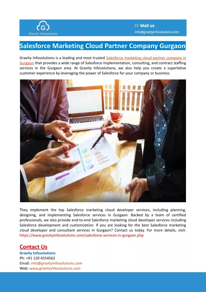 salesforce marketing cloud partner company gurgaon