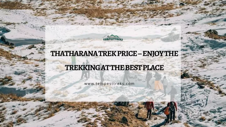 thatharana trek price enjoy the trekking