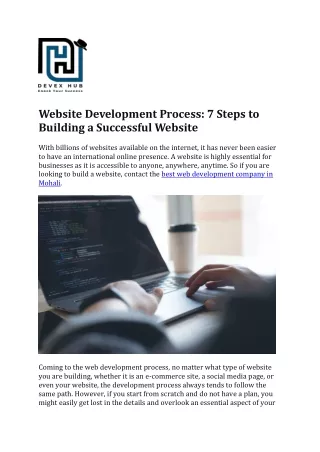 Website Development Process