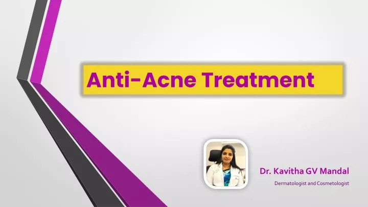 anti acne treatment