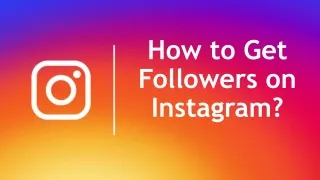 how to get followers on instagram