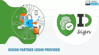 idsign partner login provider
