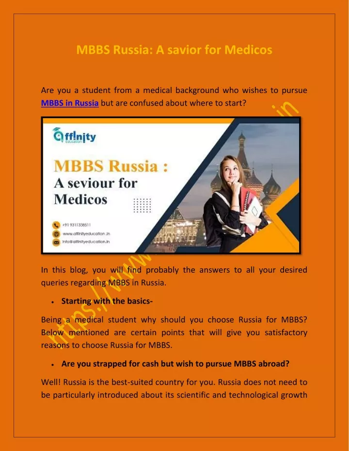 mbbs russia a savior for medicos
