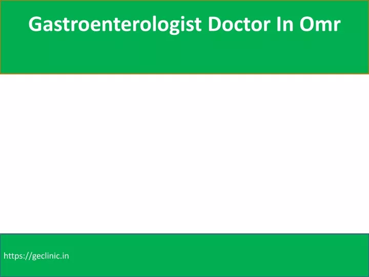 gastroenterologist doctor in omr