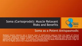 Buy soma 350mg medicine Pain reliever Online Overnight delivery