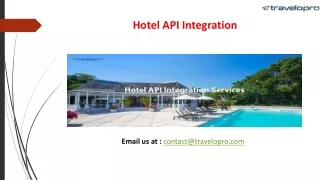 Hotel API Integration