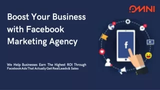 Enhance Your Business with Facebook Marketing Agency
