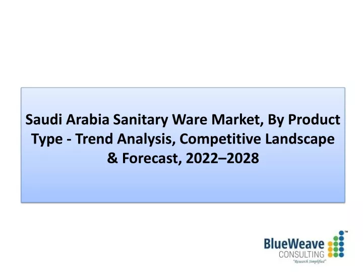 saudi arabia sanitary ware market by product type