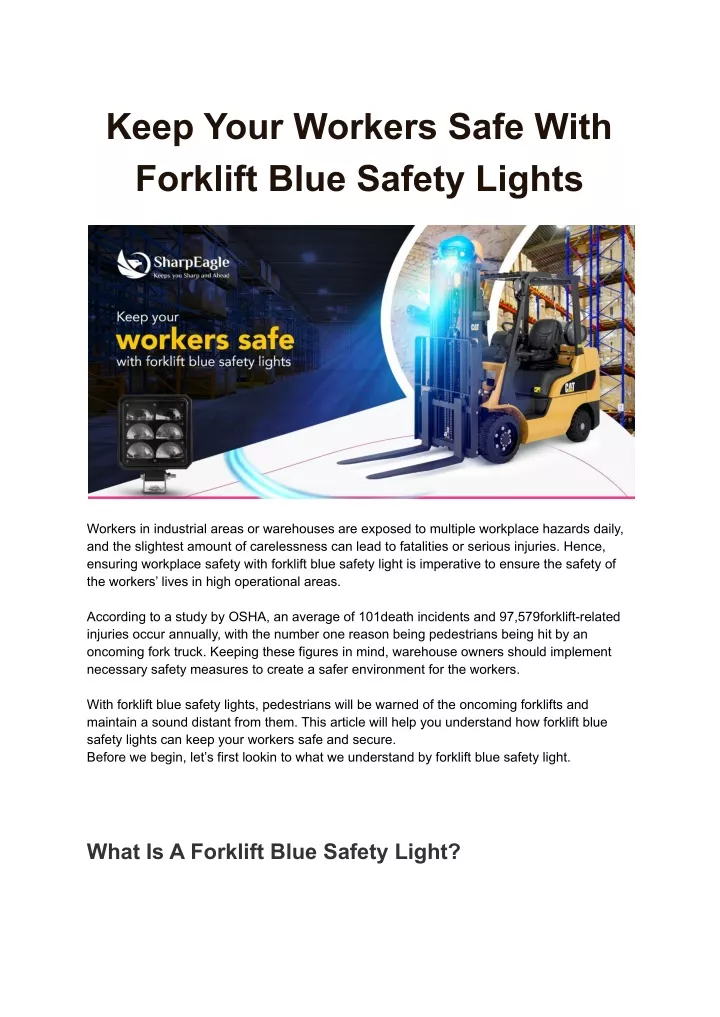 keep your workers safe with forklift blue safety