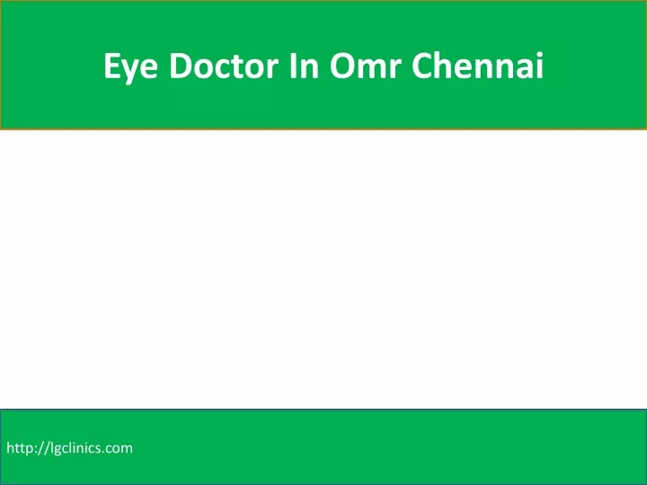 eye doctor in omr chennai